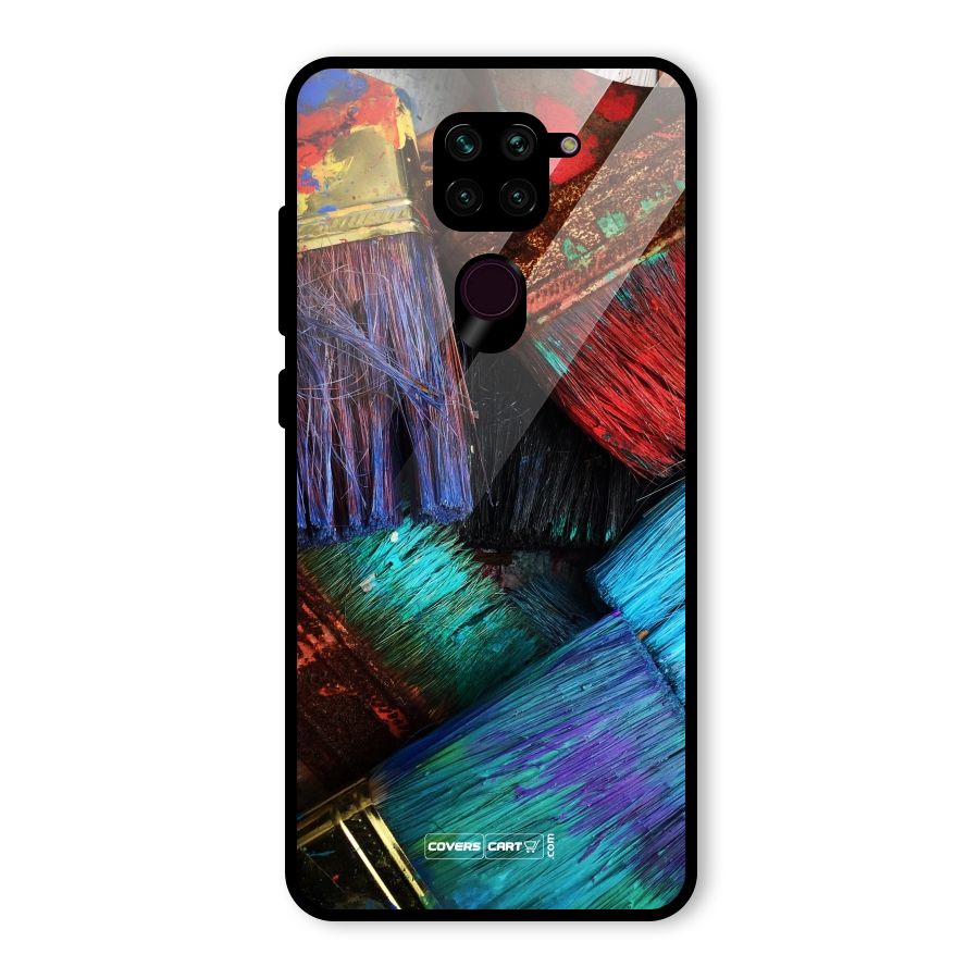 Magic Brushes Glass Back Case for Redmi Note 9