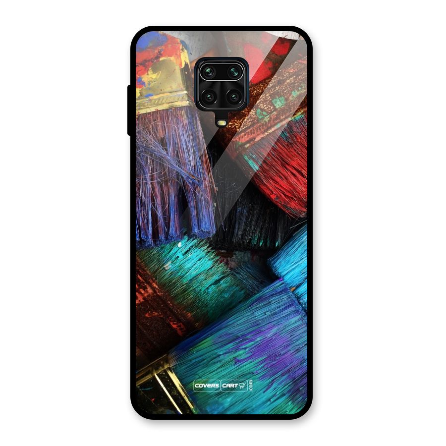 Magic Brushes Glass Back Case for Redmi Note 9 Pro Max