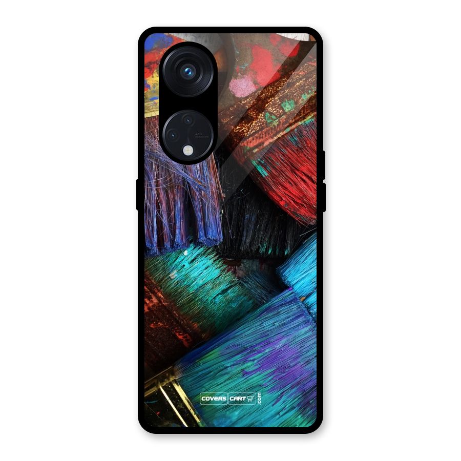 Magic Brushes Glass Back Case for Reno8 T 5G