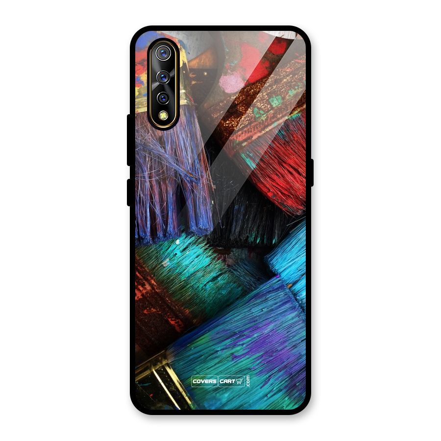 Magic Brushes Glass Back Case for Vivo S1
