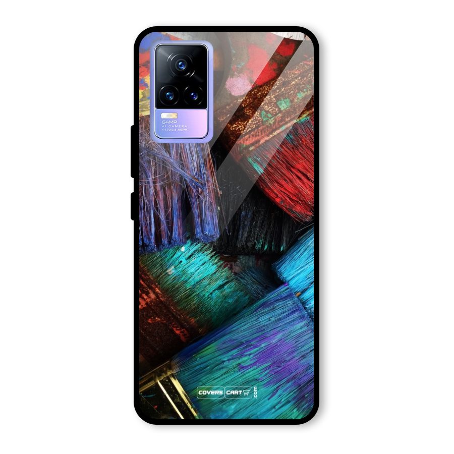 Magic Brushes Glass Back Case for Vivo Y73