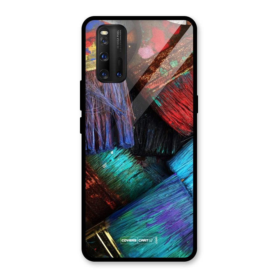 Magic Brushes Glass Back Case for Vivo iQOO 3