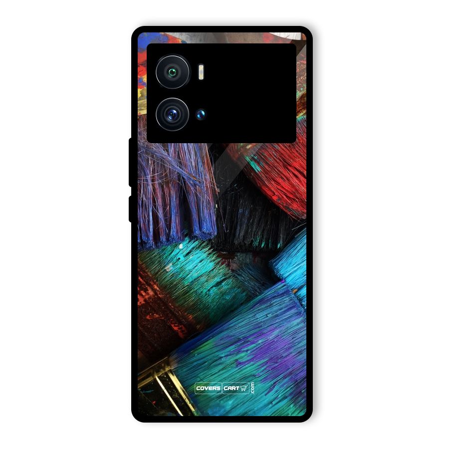 Magic Brushes Glass Back Case for Vivo iQOO 9 Pro
