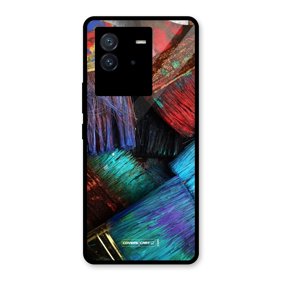 Magic Brushes Glass Back Case for Vivo iQOO Neo 6 5G
