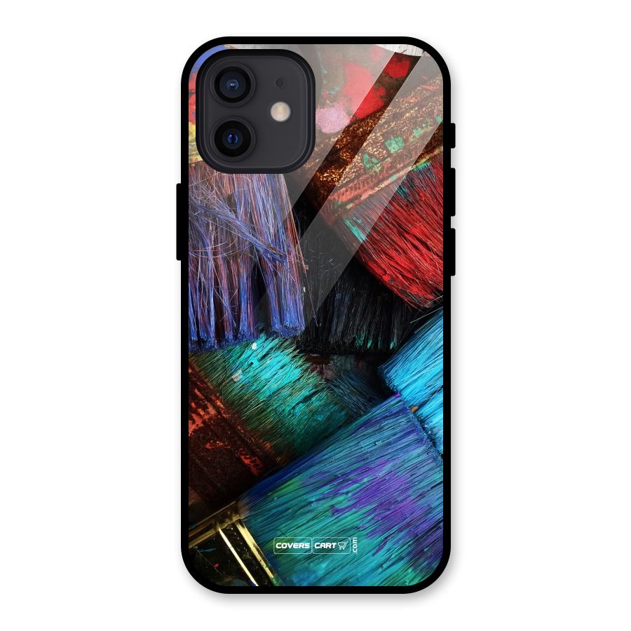 Magic Brushes Glass Back Case for iPhone 12