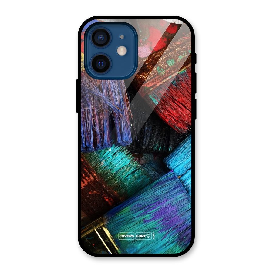Magic Brushes Glass Back Case for iPhone 12 Mini
