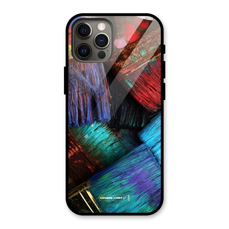 Magic Brushes Glass Back Case for iPhone 12 Pro