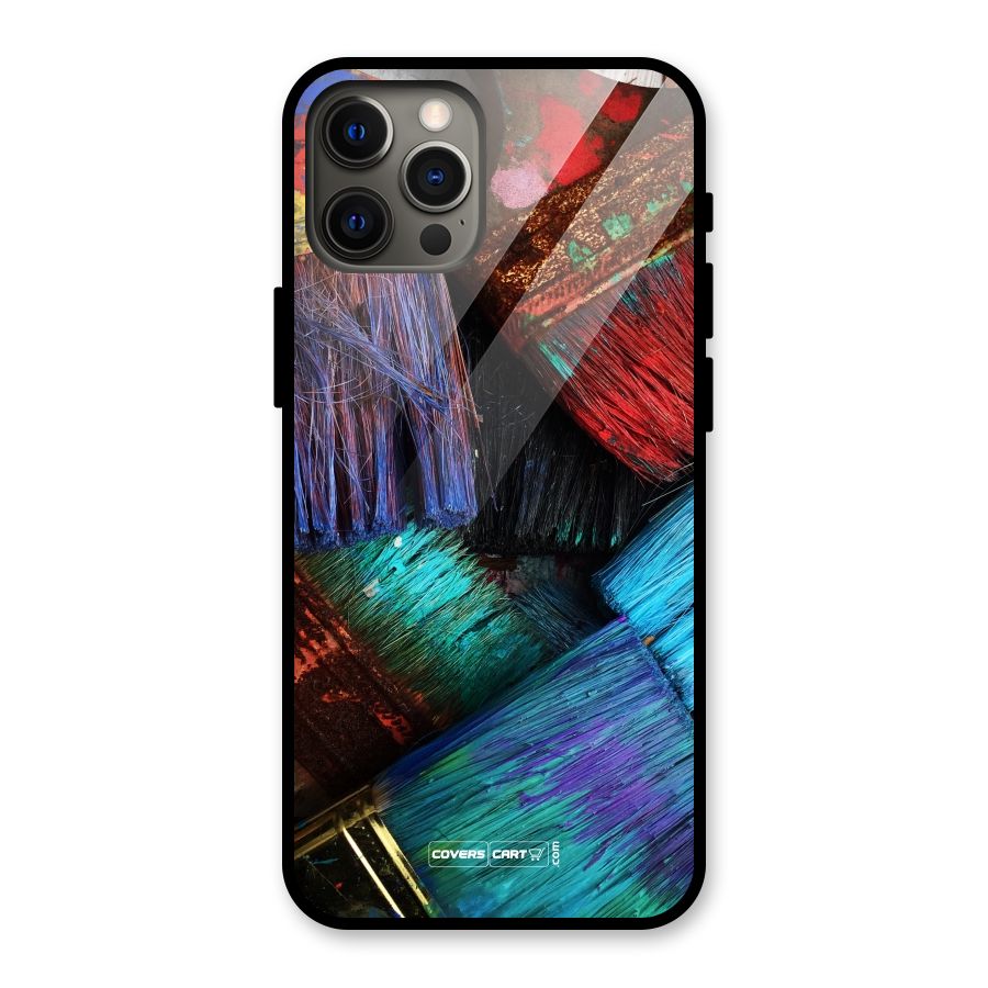 Magic Brushes Glass Back Case for iPhone 12 Pro Max