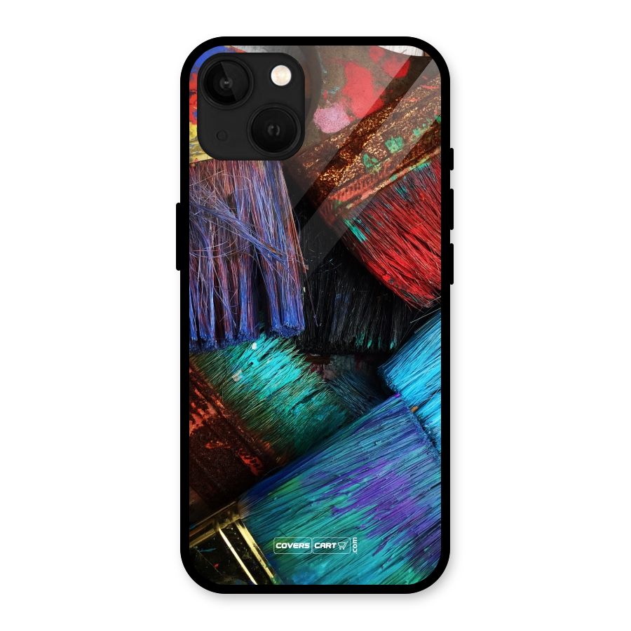 Magic Brushes Glass Back Case for iPhone 13