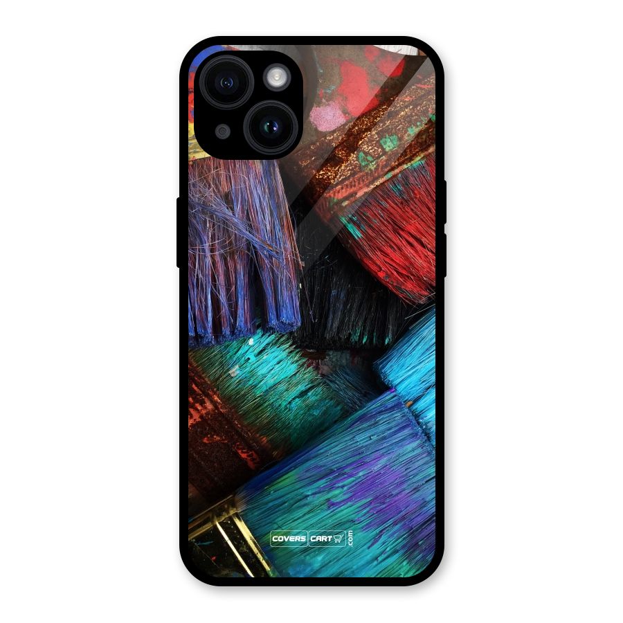 Magic Brushes Glass Back Case for iPhone 14