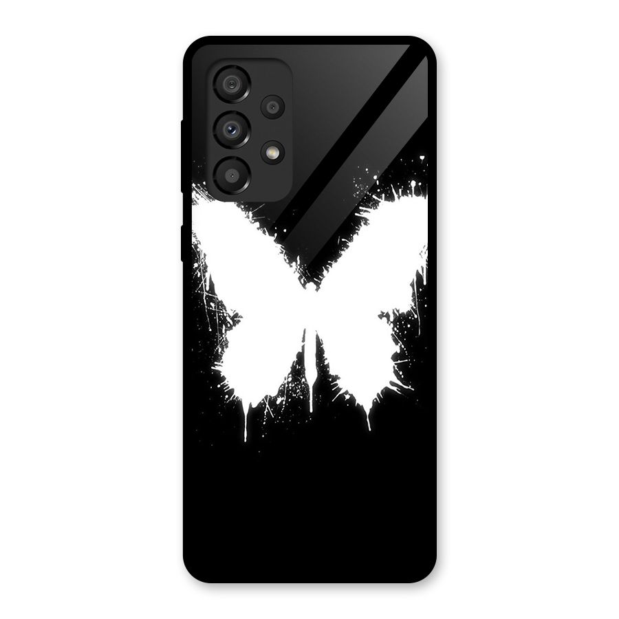 Magic Butterfly Glass Back Case for Galaxy A33 5G