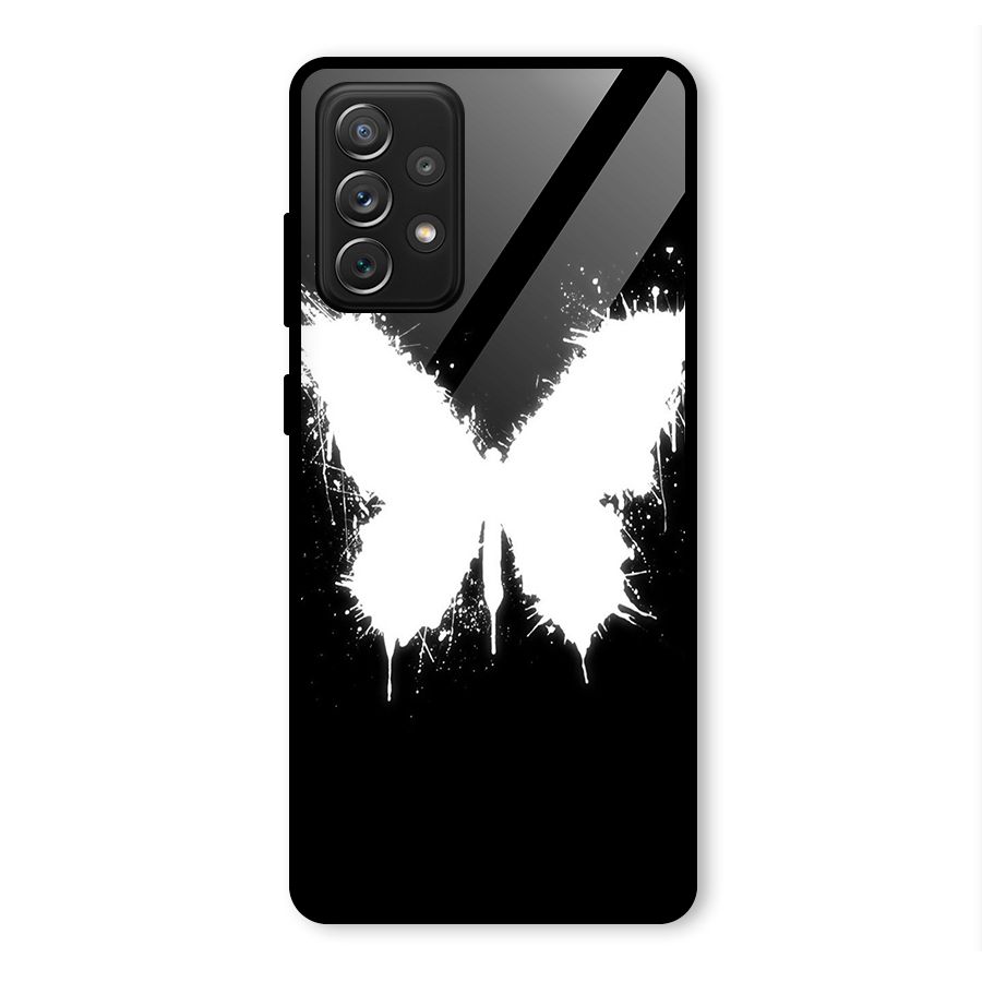 Magic Butterfly Glass Back Case for Galaxy A72