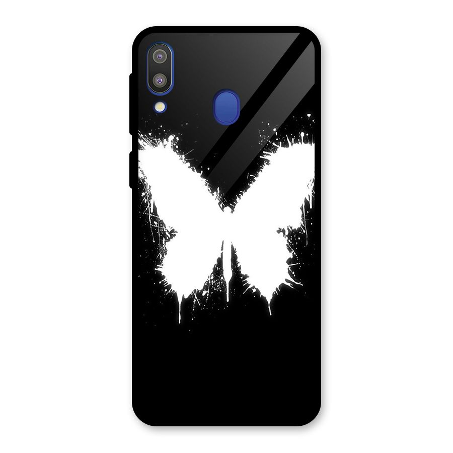 Magic Butterfly Glass Back Case for Galaxy M20