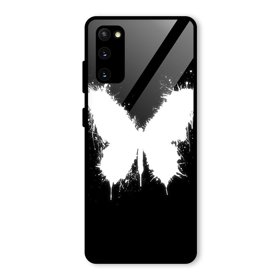 Magic Butterfly Glass Back Case for Galaxy S20 FE 5G
