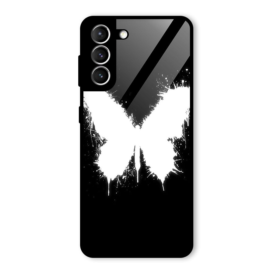 Magic Butterfly Glass Back Case for Galaxy S21 5G