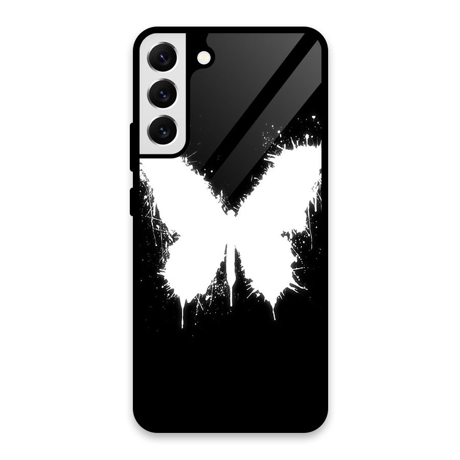 Magic Butterfly Glass Back Case for Galaxy S22 Plus 5G