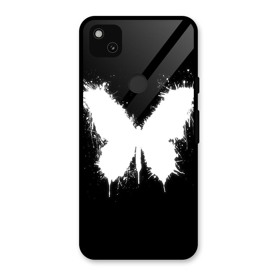 Magic Butterfly Glass Back Case for Google Pixel 4a