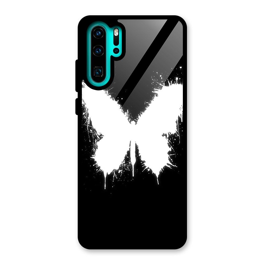 Magic Butterfly Glass Back Case for Huawei P30 Pro