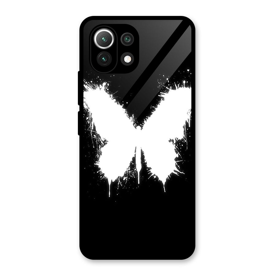 Magic Butterfly Glass Back Case for Mi 11 Lite
