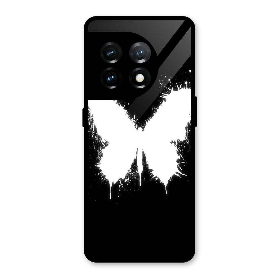 Magic Butterfly Glass Back Case for OnePlus 11