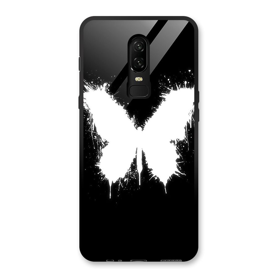 Magic Butterfly Glass Back Case for OnePlus 6