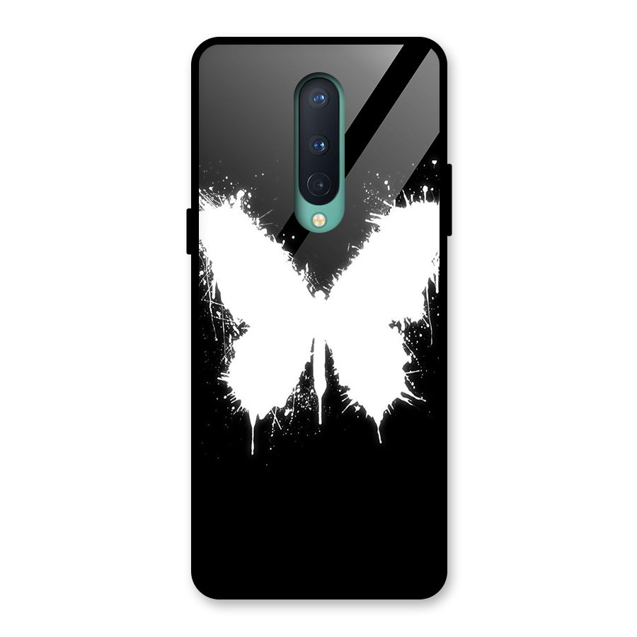 Magic Butterfly Glass Back Case for OnePlus 8