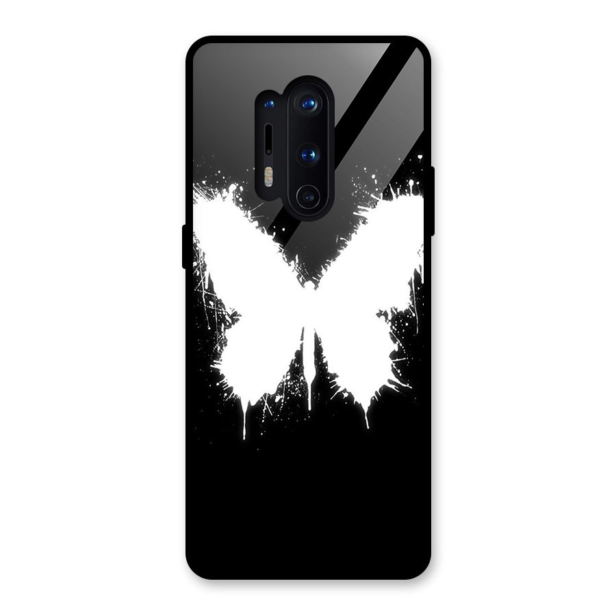 Magic Butterfly Glass Back Case for OnePlus 8 Pro