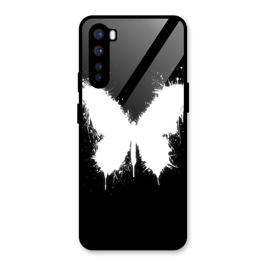 Magic Butterfly Glass Back Case for OnePlus Nord