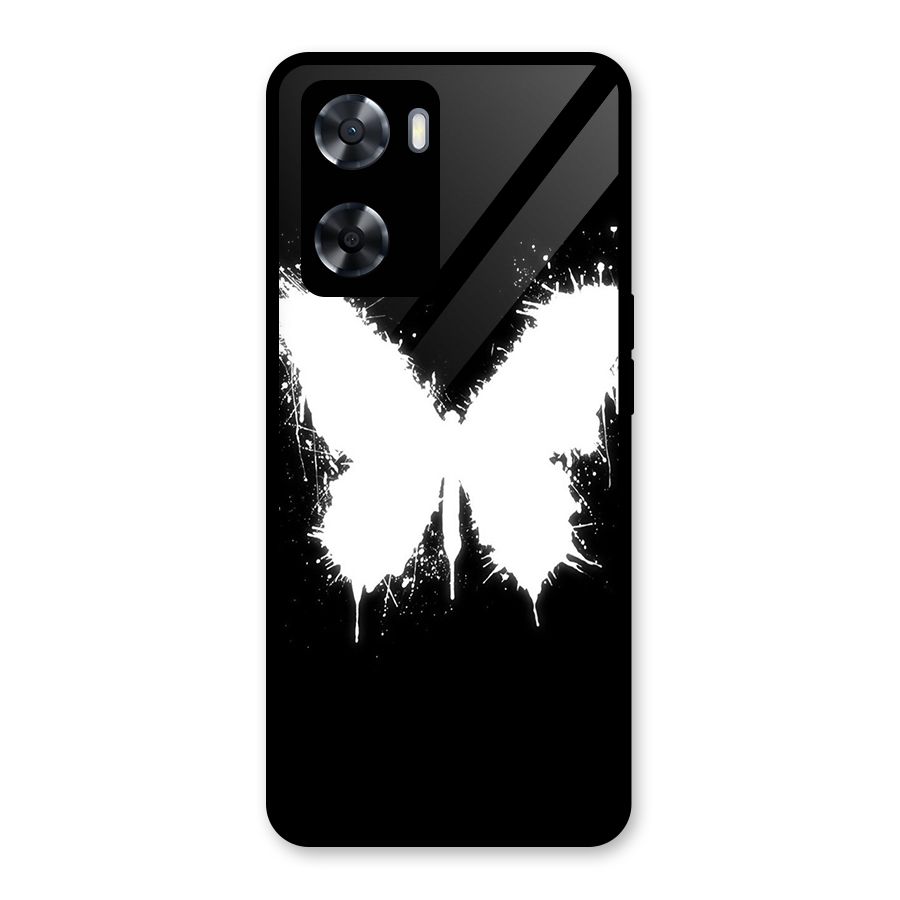 Magic Butterfly Glass Back Case for Oppo A57 2022