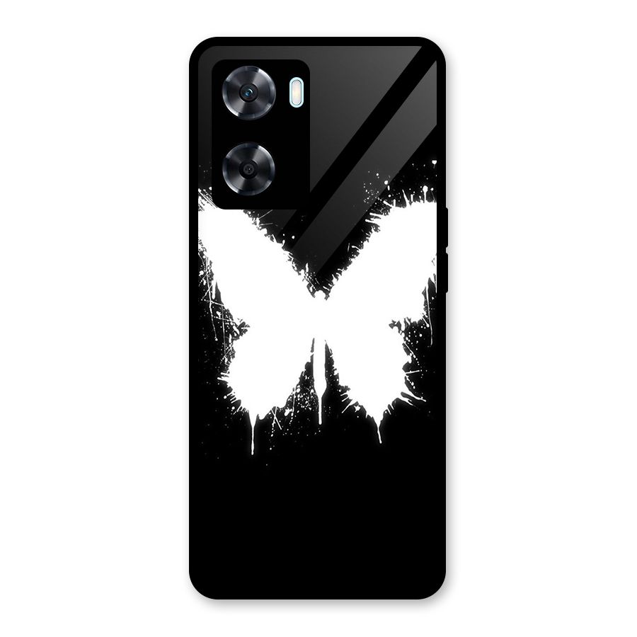 Magic Butterfly Glass Back Case for Oppo A77