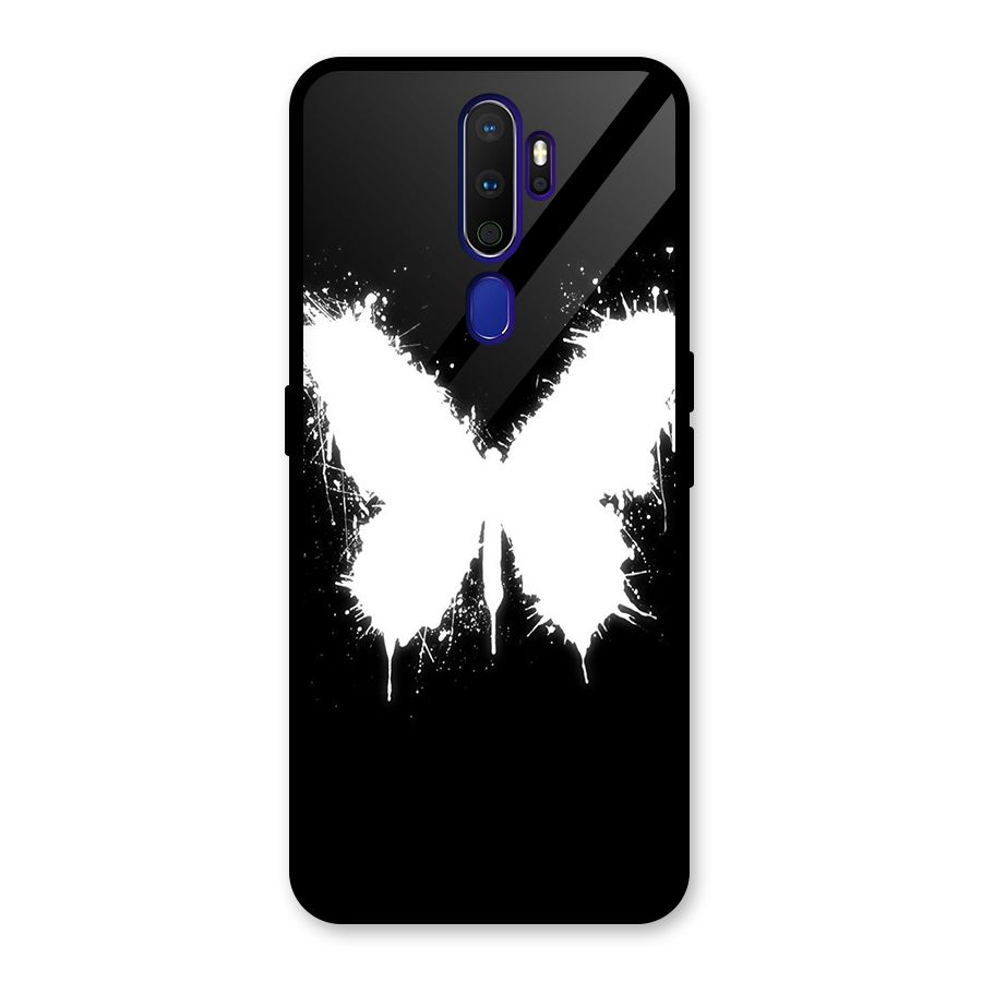 Magic Butterfly Glass Back Case for Oppo A9 (2020)