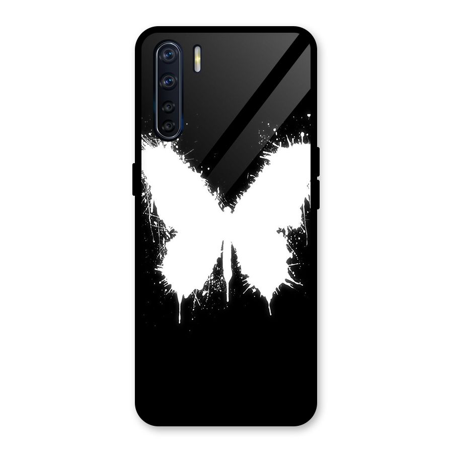 Magic Butterfly Glass Back Case for Oppo F15