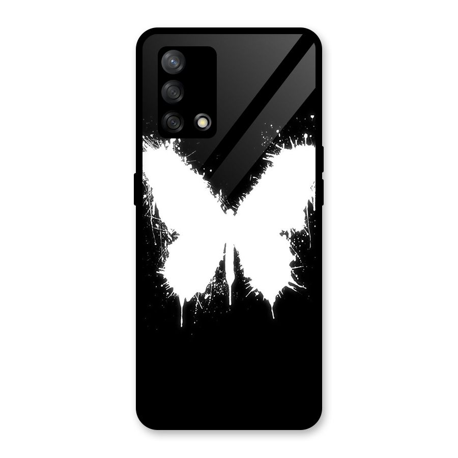 Magic Butterfly Glass Back Case for Oppo F19