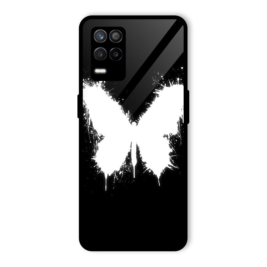 Magic Butterfly Glass Back Case for Realme 8 5G
