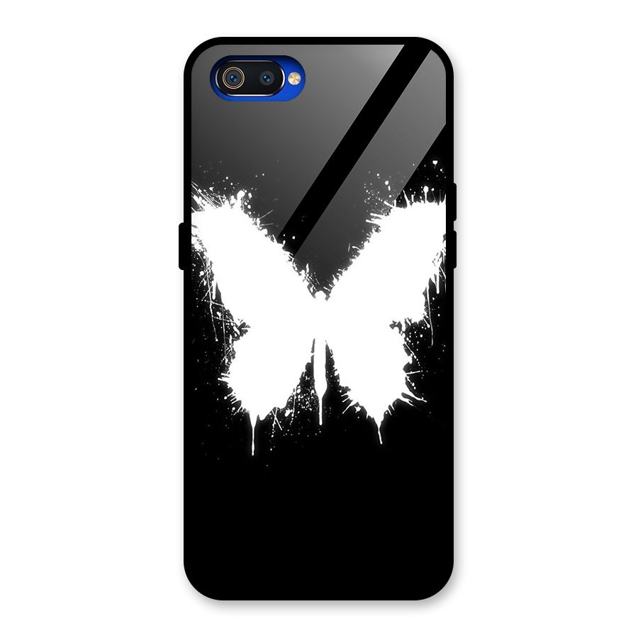 Magic Butterfly Glass Back Case for Realme C2