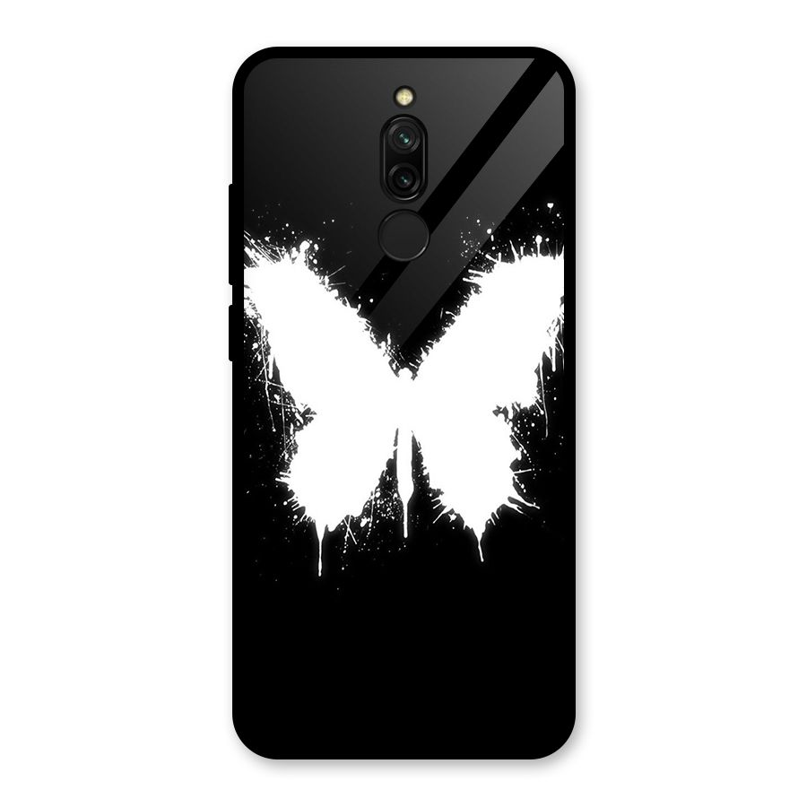 Magic Butterfly Glass Back Case for Redmi 8