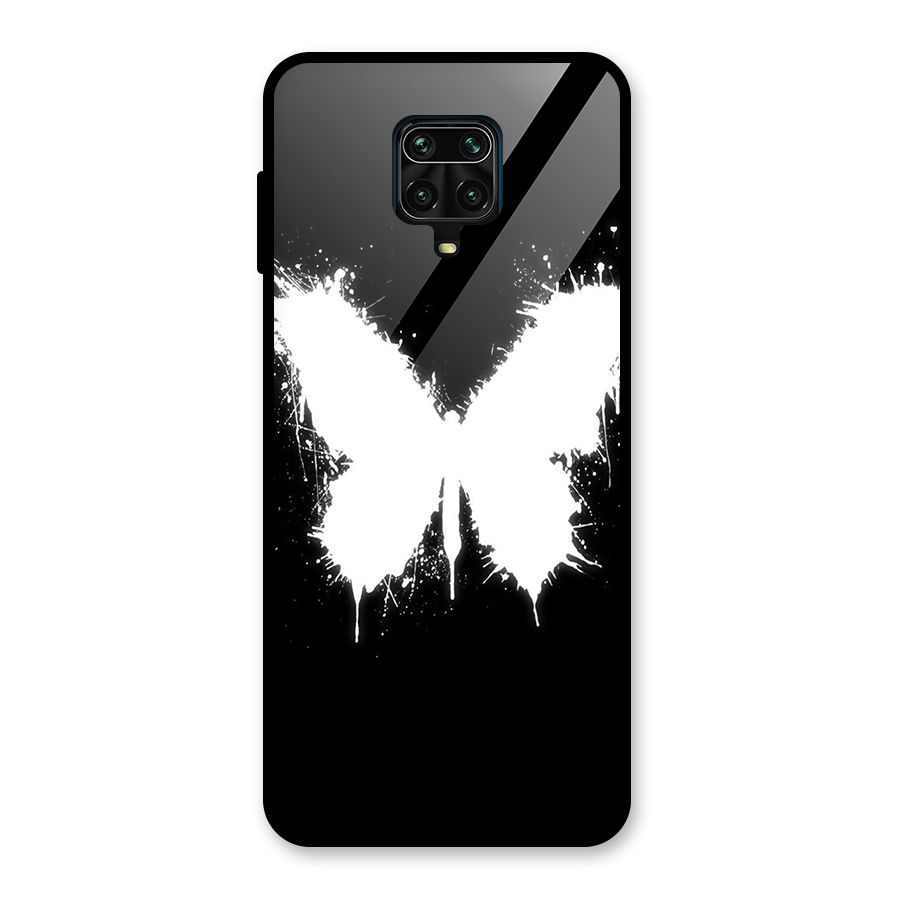 Magic Butterfly Glass Back Case for Redmi Note 10 Lite