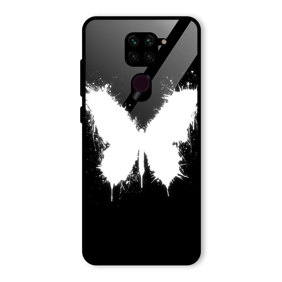 Magic Butterfly Glass Back Case for Redmi Note 9
