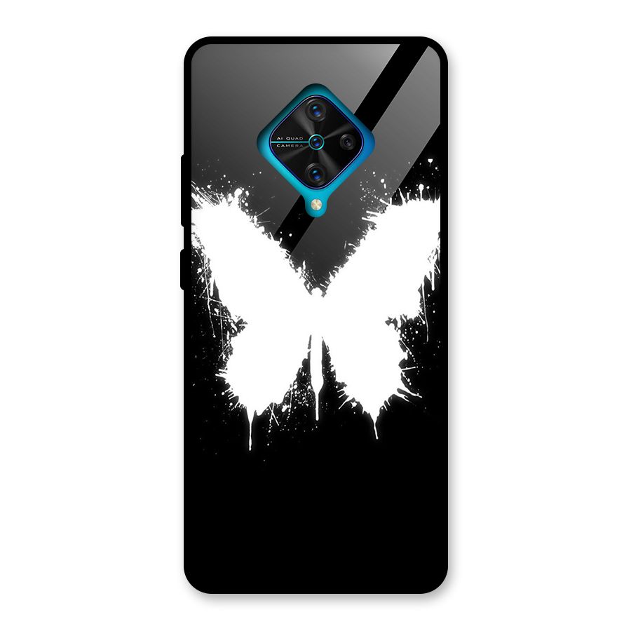 Magic Butterfly Glass Back Case for Vivo S1 Pro