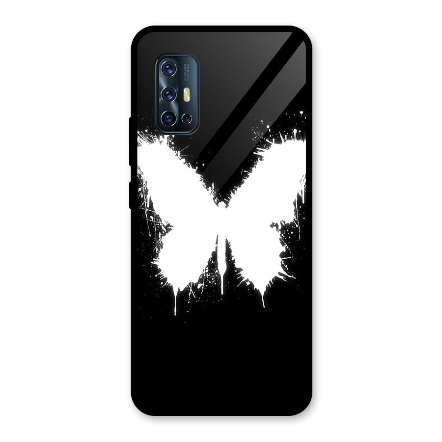Magic Butterfly Glass Back Case for Vivo V17