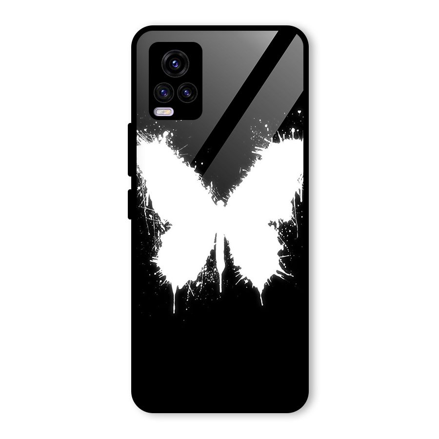 Magic Butterfly Glass Back Case for Vivo V20