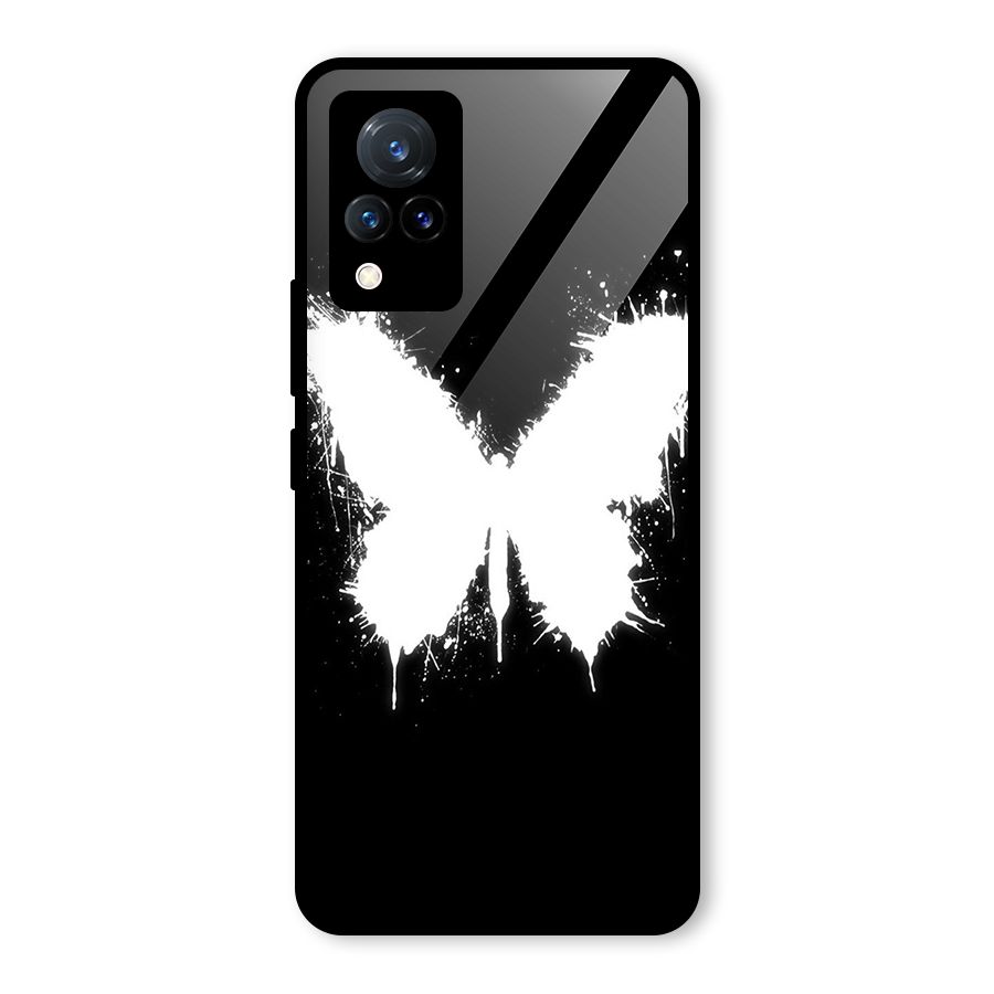 Magic Butterfly Glass Back Case for Vivo V21 5G