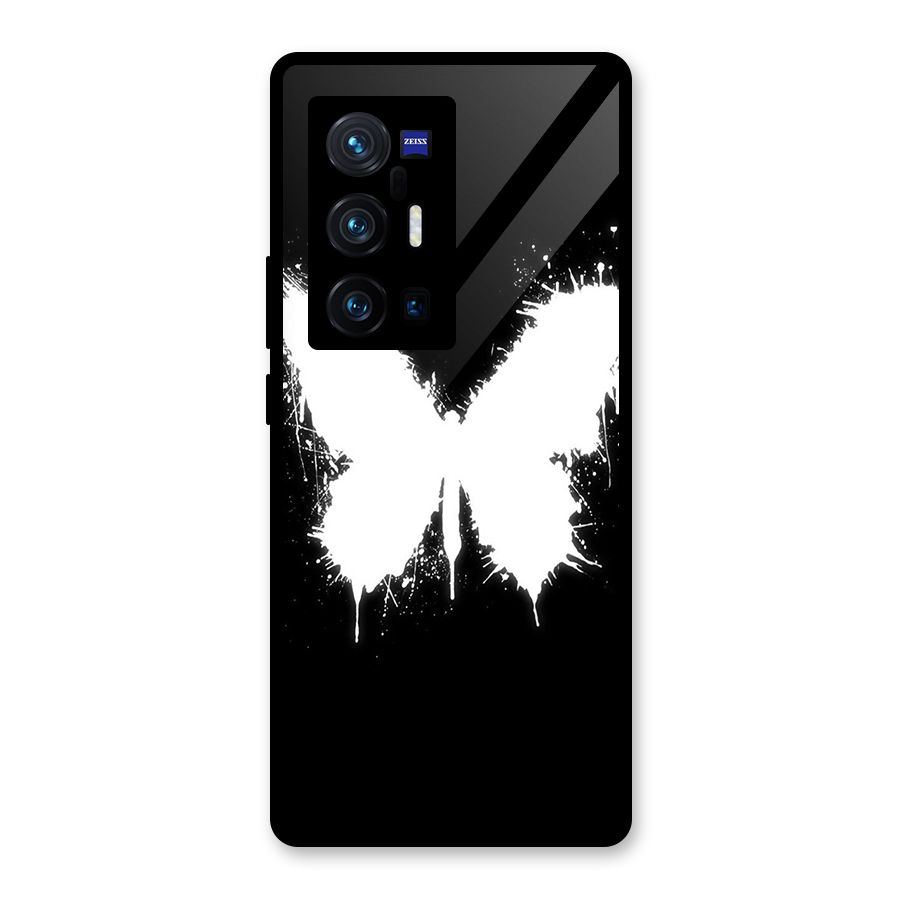 Magic Butterfly Glass Back Case for Vivo X70 Pro Plus