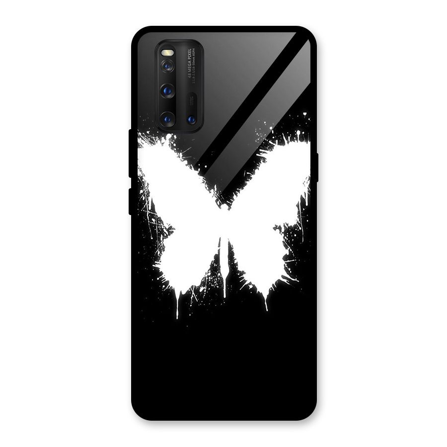 Magic Butterfly Glass Back Case for Vivo iQOO 3