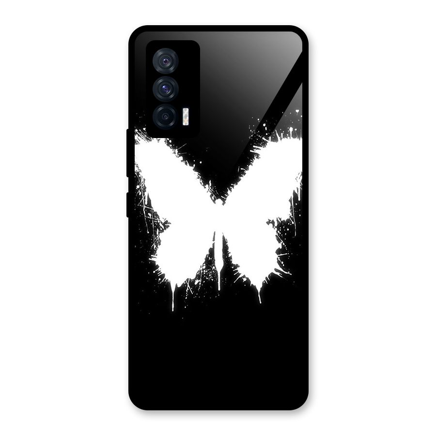 Magic Butterfly Glass Back Case for Vivo iQOO 7 5G