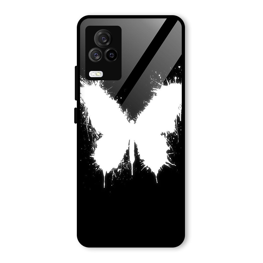 Magic Butterfly Glass Back Case for Vivo iQOO 7 Legend 5G