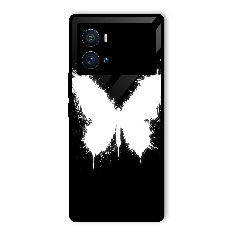 Magic Butterfly Glass Back Case for Vivo iQOO 9 Pro