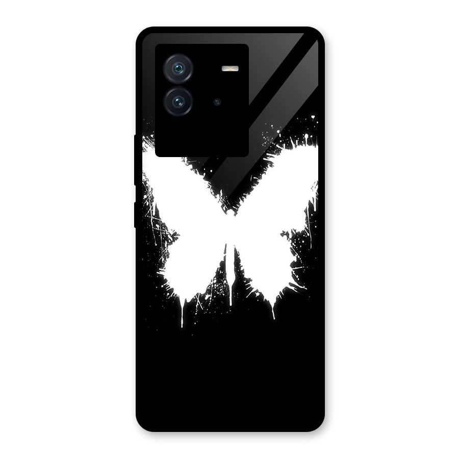 Magic Butterfly Glass Back Case for Vivo iQOO Neo 6 5G