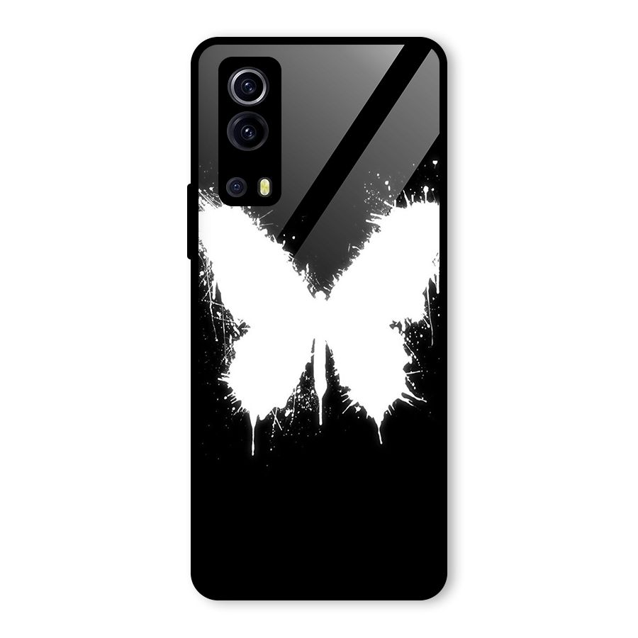 Magic Butterfly Glass Back Case for Vivo iQOO Z3