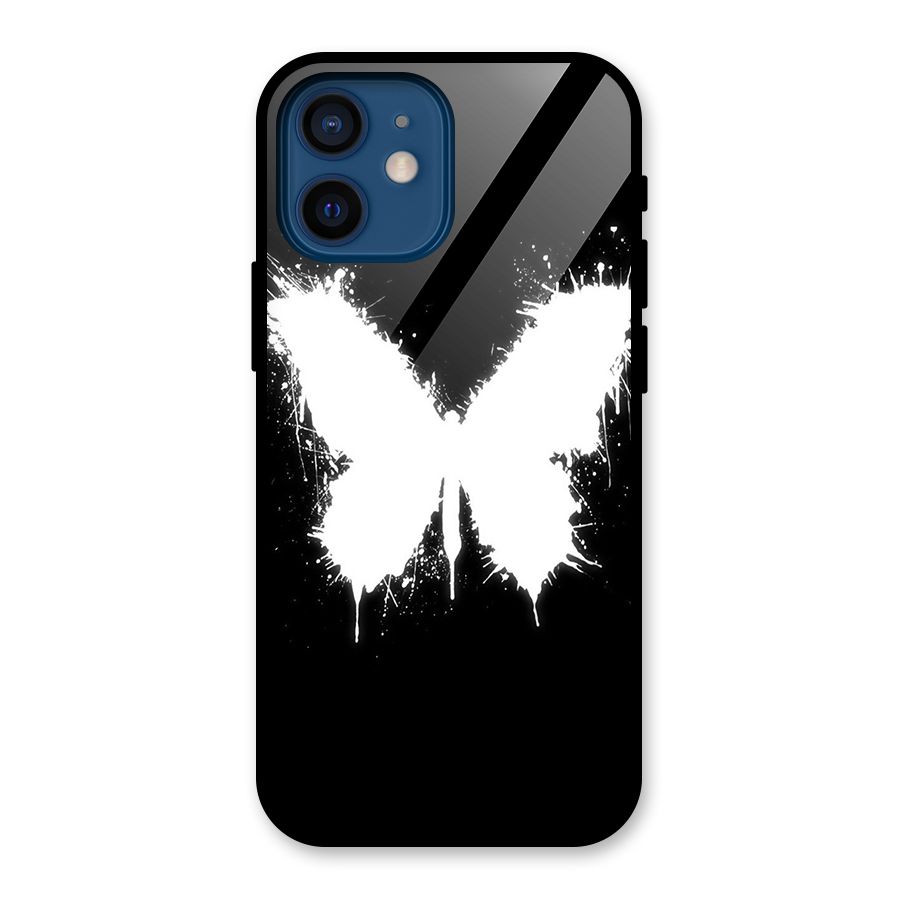 Magic Butterfly Glass Back Case for iPhone 12 Mini